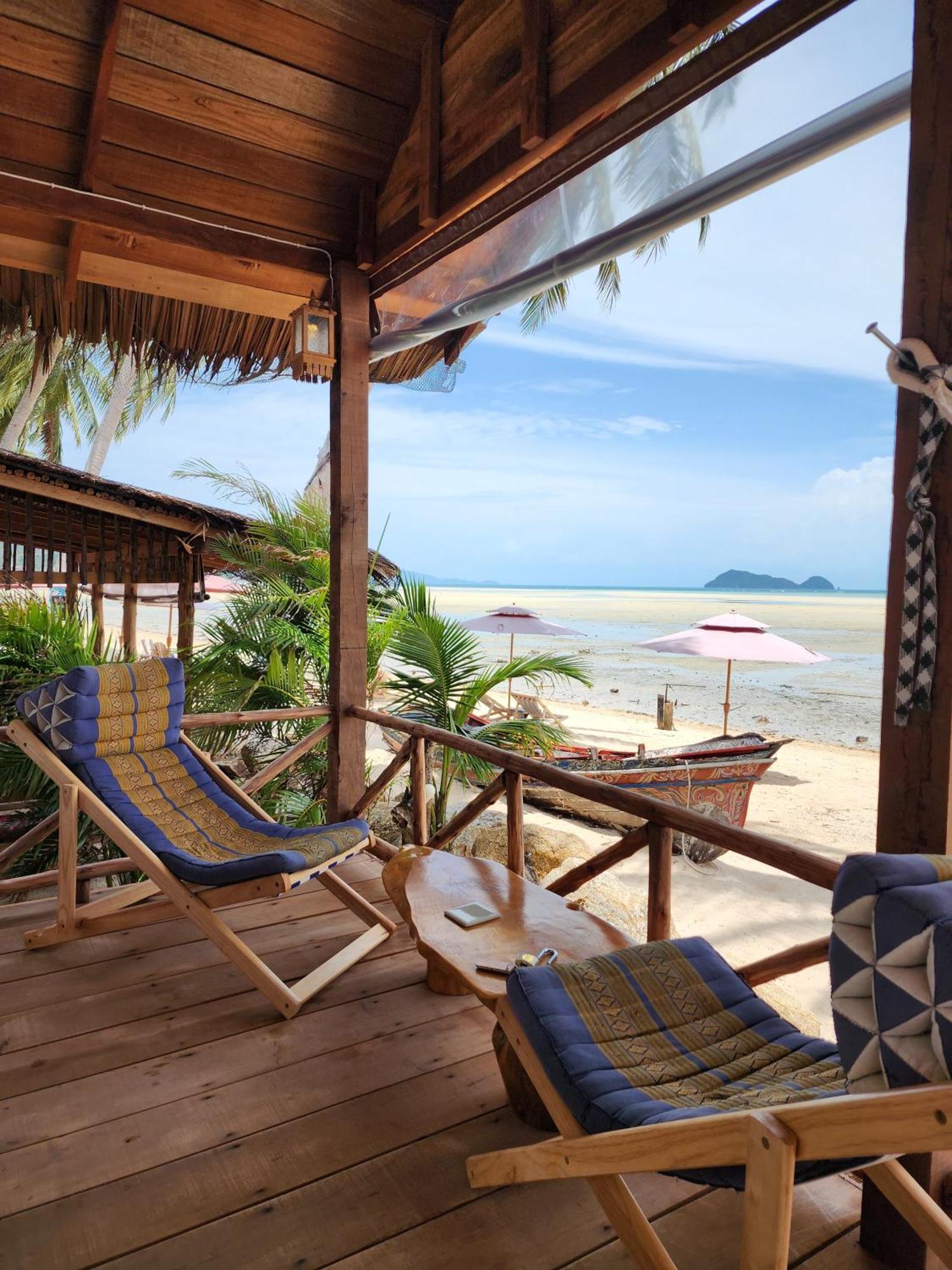 Castaway Beach Bungalows ศรีธนู ภายนอก รูปภาพ